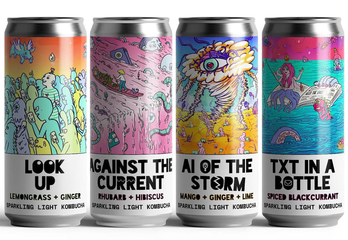 Counter Culture Drinks - Sparkling Light Kombucha Drinks // Mixed Case cans