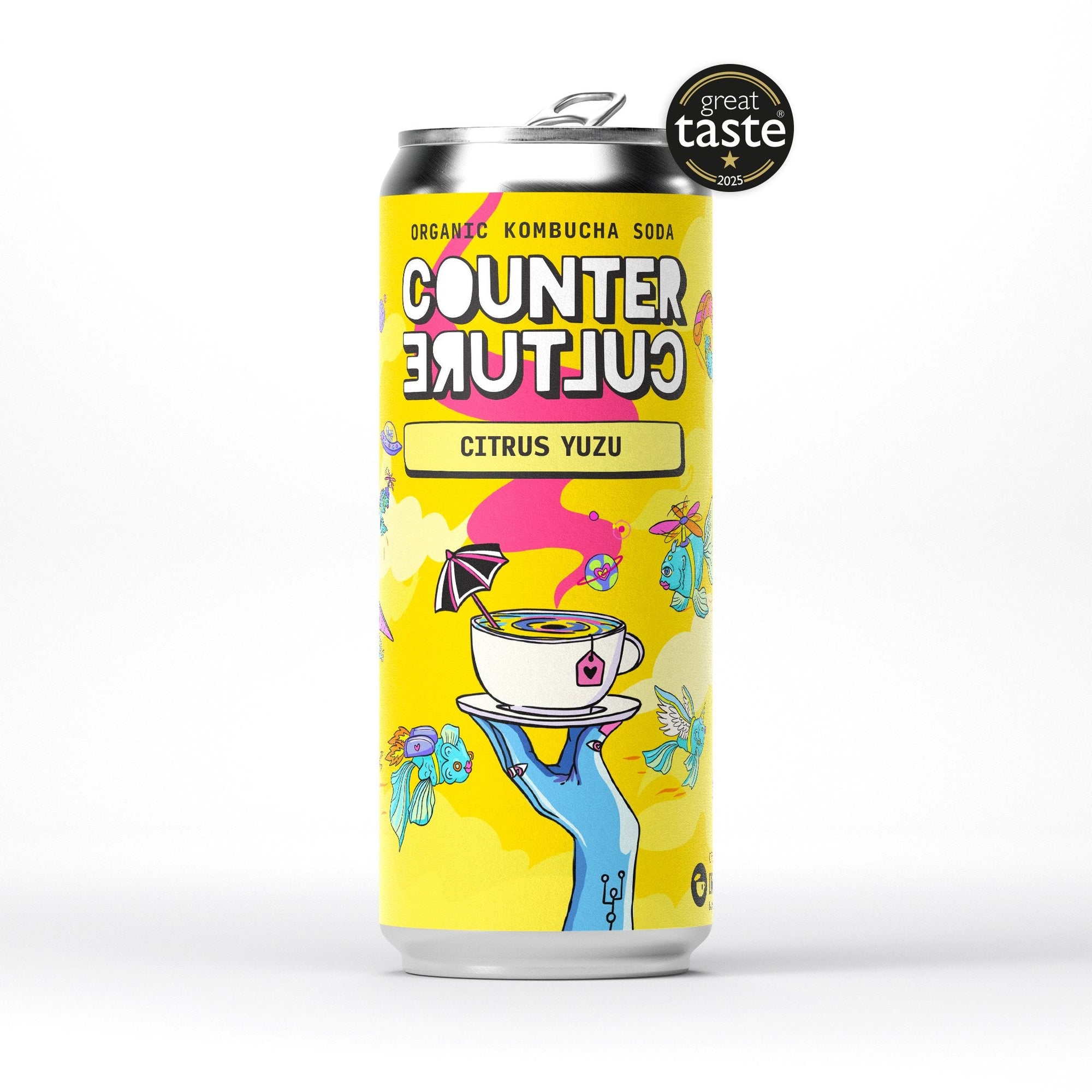 12 x Citrus Yuzu Organic Kombucha Soda 330ml