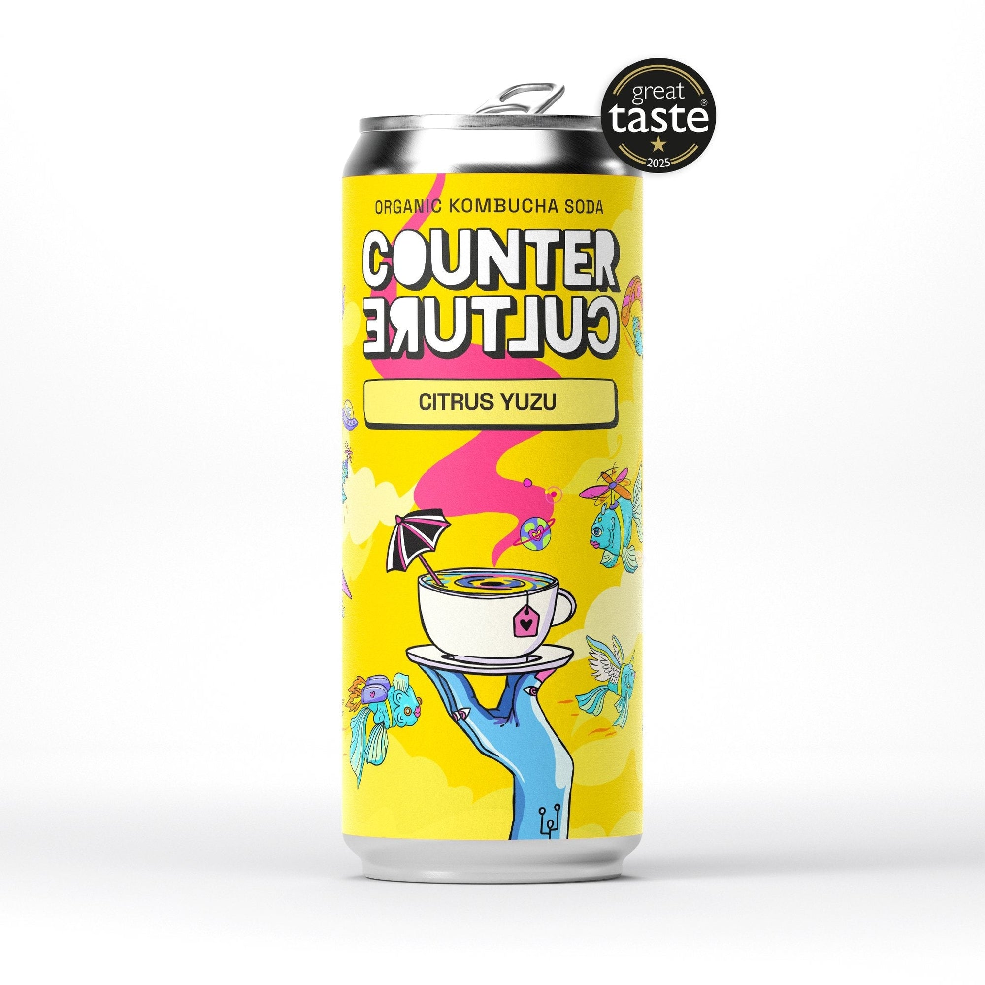 12 x Citrus Yuzu Organic Kombucha Soda 330ml