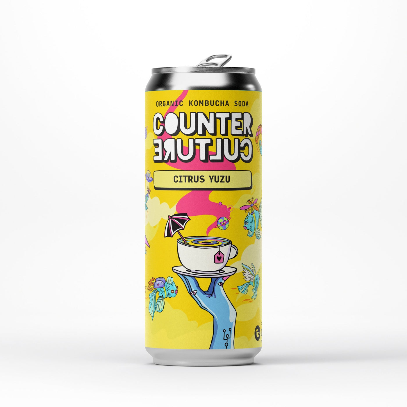 12 x Citrus Yuzu Organic Kombucha Soda 330ml